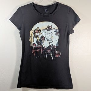 Brosn Doctor Who Norman Rochwell Size L Tee Shirt